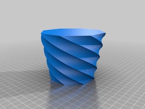 polígono de 8 lados maceta decoración personalizado 3d print model - Mito3D