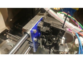 titan mount - recessed 3d printer parts bracket extruder prusa i3 3d print model - Mito3D