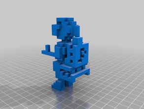 jet pac - spectre jouets & jeux retrogaming zx spectrum 3d print model - Mito3D