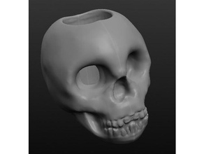 skull dreadlock bead accessories 3d print model - Mito3D