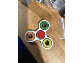fidget tri-spinner paredes delgadas spinner juguete tri 3d print model - Mito3D