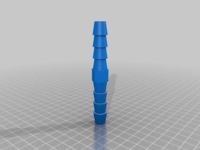 il mio personalizzato tubo connettore 12 porosa goteo all'aperto e giardino su misura 3d print model - Mito3D