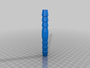 meu personalizada do tubo da tubulação de mangueira 12mm goteo riego porosa exterior e jardim personalizado 3d print model - Mito3D