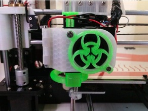 biohazard fan covers anet a8 3d printer accessories cover 3d print model - Mito3D
