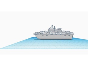 pumt battleship A impressão 3d 3d print model - Mito3D
