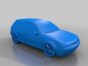 vw golf mk4 Fahrzeuge iv volkswagen 3d print model - Mito3D