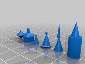 olivia chess art 3d print model - Mito3D