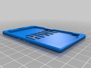 mi personalizados de la tarjeta identificación insignia del titular armadura - oficina personalizado 3d print model - Mito3D