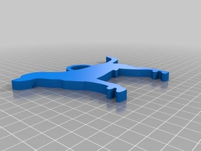 labrador Schlüsselanhänger kundengebundene 3d print model - Mito3D