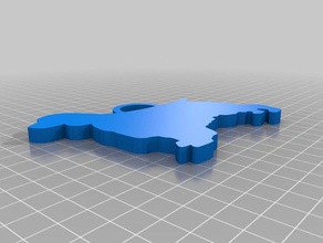 cocker spaniel chaveiros personalizado 3d print model - Mito3D