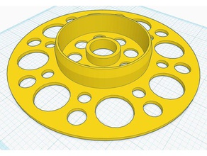 spool titular solta exemplo de filamentos Impressora 3d acessórios A impressão 608 rolamento rolamentos abs fácil filamento pla tubo 3d print model - Mito3D