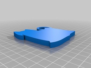 yorkshire Schlüsselanhänger kundengebundene 3d print model - Mito3D