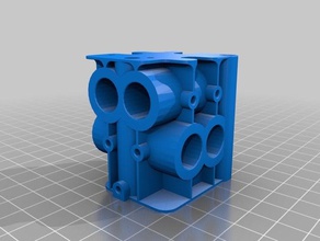 wanhao duplicador de 6 base montagem do pórtico bloco - de-final A impressão 3d da dados suporte preliminar zortrax m200 3d print model - Mito3D