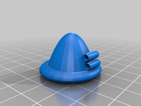 objet hat titulaire L'impression 3d 3d print model - Mito3D