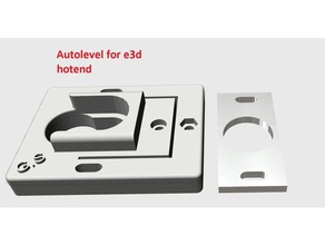 autobed e3d hotend düzeyde 3d yazıcı aksesuarları autolevel v6 3d print model - Mito3D