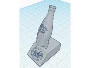 nuka-cola trophy signs & logos fallout games 3d print model - Mito3D