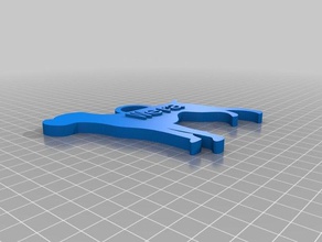 wera Schlüsselanhänger kundengebundene 3d print model - Mito3D