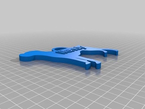 wendy Anahtarlık özelleştirilmiş 3d print model - Mito3D