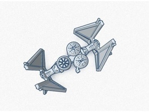 royal tie advanced bombardiere pesante x-wing ver 07 giochi avanzate la cravatta bomber stella tmg le guerre 3d print model - Mito3D