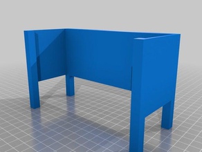table bench 1 10 garage model furniture 3d print model - Mito3D