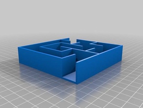 meu personalizados labirinto gerador de puro openscad brinquedos & games personalizado 3d print model - Mito3D