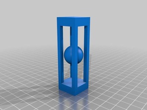 my customized ball s cage interactive art 3d print model - Mito3D