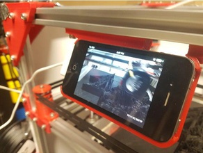 iphone 4 case 2020 extrusion 3d printer accessories camera mount ipone4 3d print model - Mito3D