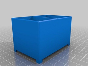 meu personalizados bandejas de porto frete do portátil armazenamento peças casos organização personalizado 3d print model - Mito3D