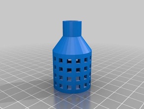 my customized aquarium hose filter pets 3d print model - Mito3D