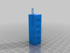 pla heat calibration tower monoprice select mini 3d printing tests customized 3d print model - Mito3D