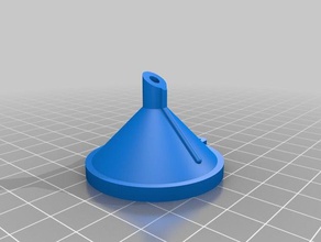 meine angepasste parametrische Trichter Küche und Esszimmer kundengebundene 3d print model - Mito3D