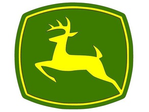 john deere logo signs & logos wslab 3d print model - Mito3D