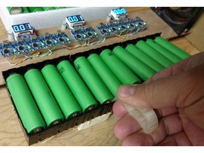 18650 bateria de células lítio-extrator eletrônica a célula diy extrator titular lítio o powerwall removedor 3d print model - Mito3D