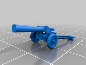 1-100 ölçekli 28 cm squeezebore dak alevler savaş araçlar 3d print model - Mito3D