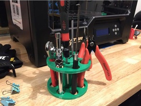 small tool stand holders & boxes 3d print model - Mito3D