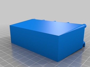 tape measure holder - pegboard wizard tool holders & boxes customized 3d print model - Mito3D