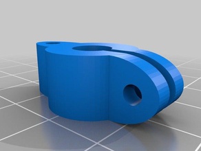 7mm grampo partes clipe fã montagem de ventilador ajudando-as mãos monte haste terceira mão 3d print model - Mito3D