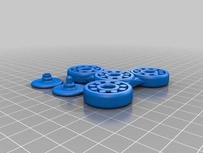 fidget spinner 3d-Druck-tests 3d print model - Mito3D