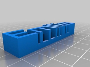 meine angepasste 3d-Typenschild Skulpturen kundengebundene 3d print model - Mito3D