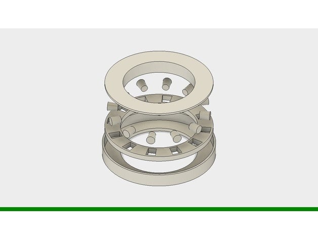 cuscinetto assiale ciclop scanner il fai da te bq 3D print model - Mito3D