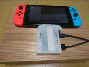 nintendo switch dongle dock mod video games 3d print model - Mito3D