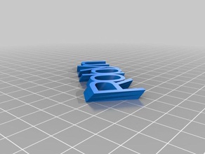 my customized iamburny's text - robyn organization 3d print model - Mito3D