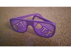 dti shutter shades glasses customized 3d print model - Mito3D