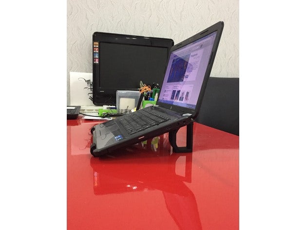 support d'ordinateur portable ordinateur refroidisseur pieds stand pc 3D print model - Mito3D