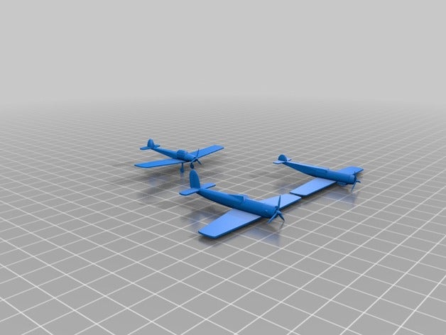 german ww2 planes models 3D print model - Mito3D