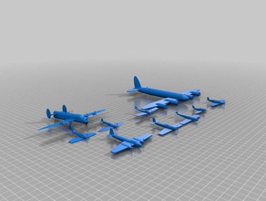 ww2 avions modèles 3d print model - Mito3D