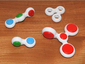 fidget spinner twist mekanik oyuncaklar el oyuncak 3d print model - Mito3D