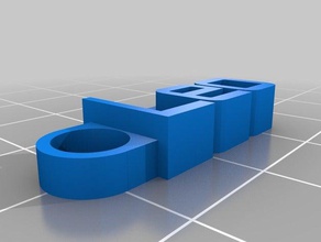 leo organización personalizado 3d print model - Mito3D