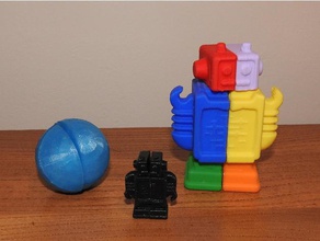 123 rubiks customiser puzzles 1x2x3 personnalisables personnalisé customizer de puzzle rubik' cube rubik jouet les jouets sinueuse 3d print model - Mito3D
