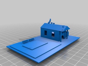 casita A impressão 3d a casa 3d print model - Mito3D